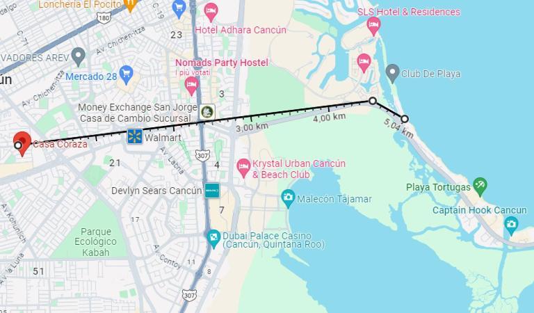 Casa Coraza Apartman Cancún Kültér fotó